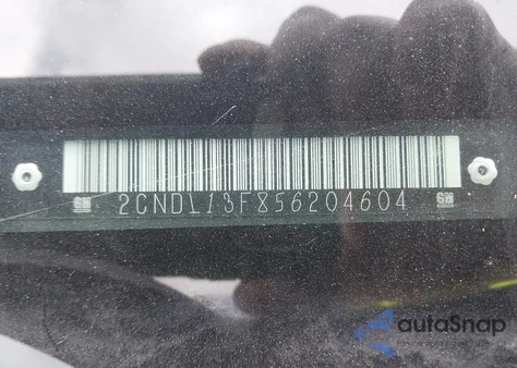 2005 Chevrolet Equinox Ls из США, поврежденный, VIN 2CNDL13F856204604